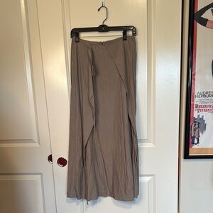 Murmur mi designer skirt Elegant Asymmetrical Gray Skirt